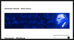 Desktop Screenshot of heim-theory.com