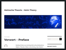 Tablet Screenshot of heim-theory.com